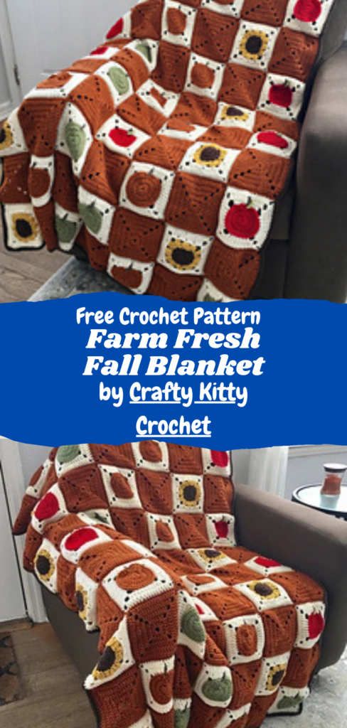 crochet farm fresh blanket