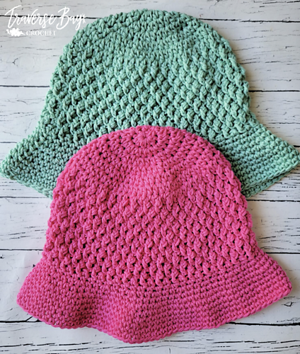 crochet alpine sun hat