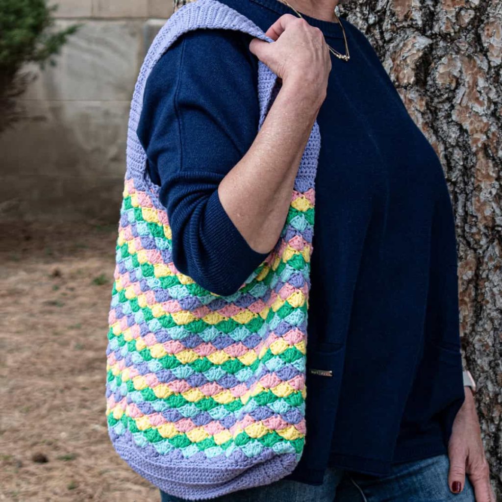 crochet summertime bag