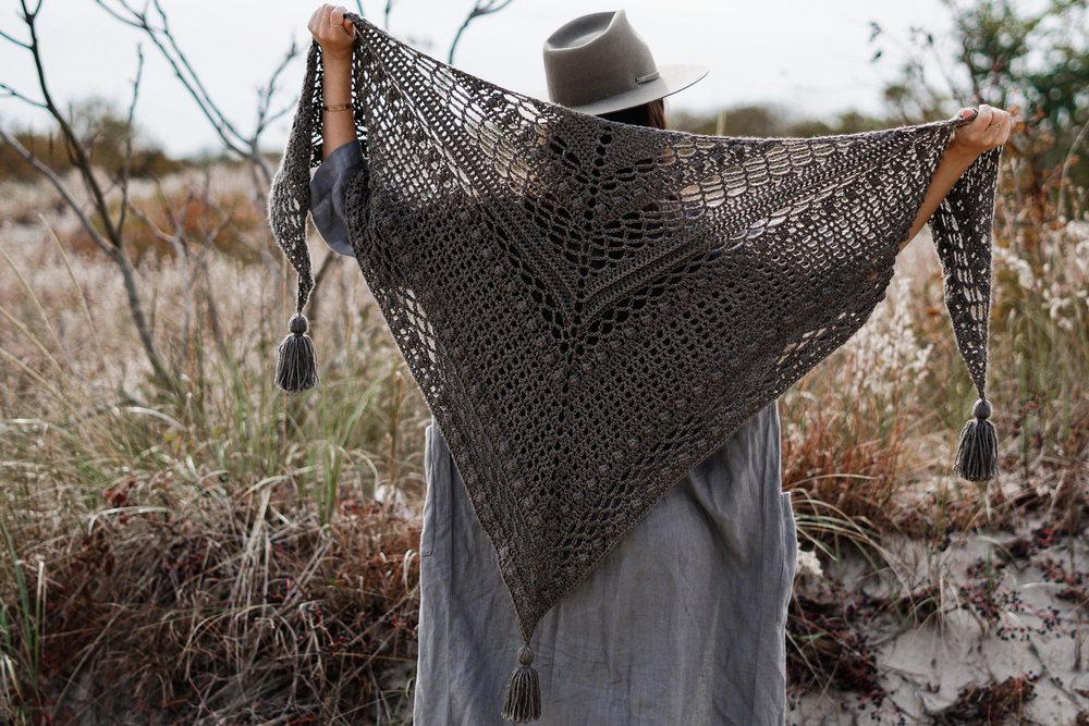 catalina crochet shawl